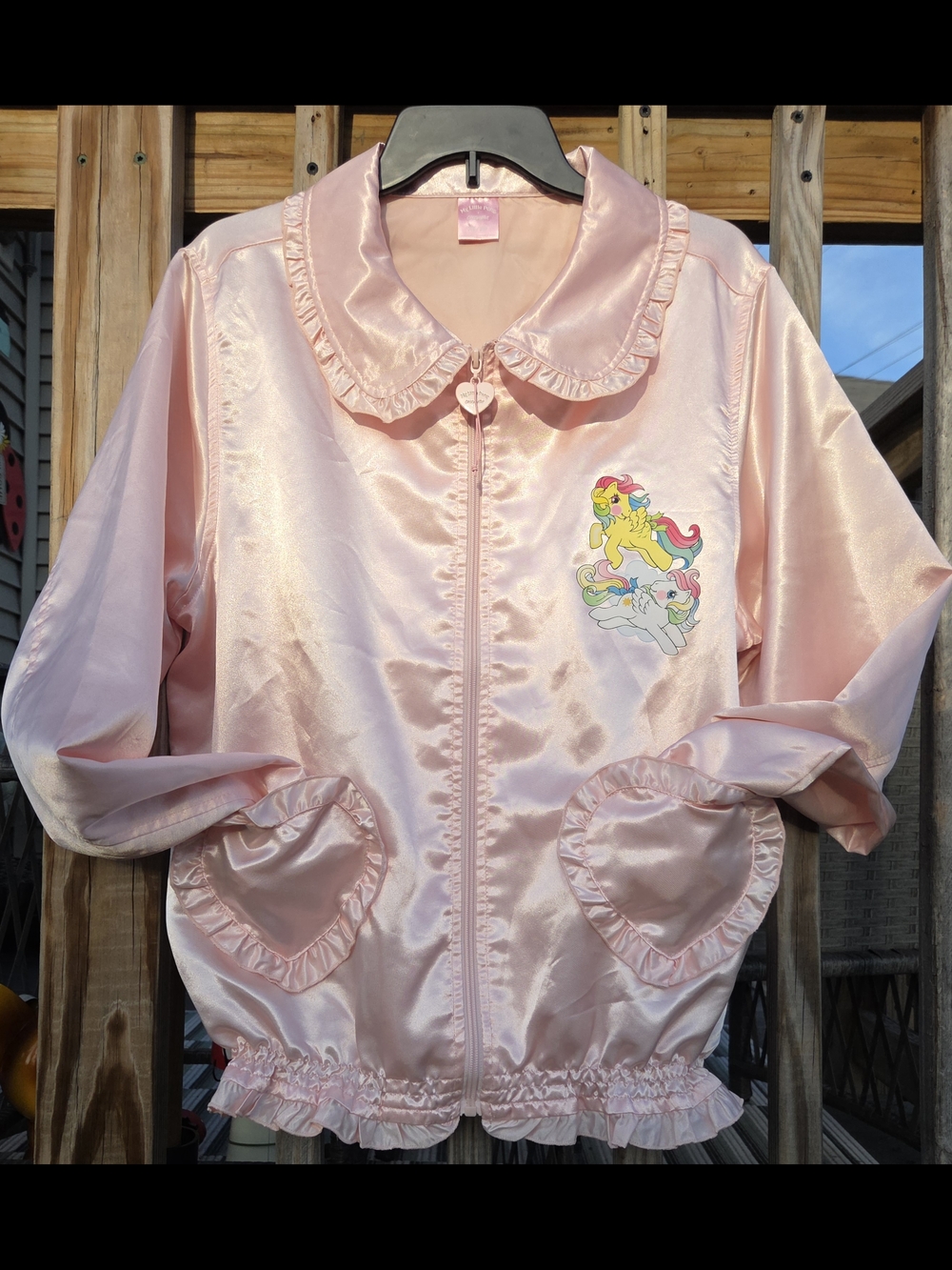 Pink Satin My Little Pony Bomber Jacket